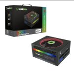 Fuente real marca Gamermax de 800W bronce modular $ 380.000
